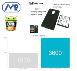 Sprint Samsung EPIC 4G Touch Extended Battery